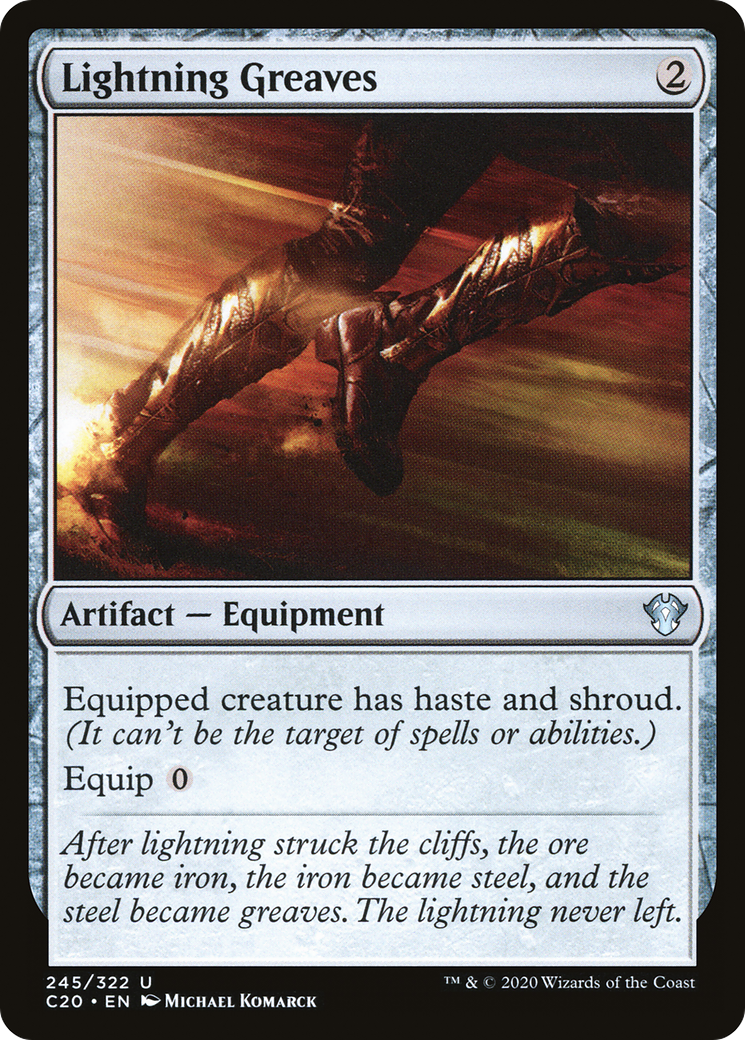 Lightning Greaves (C20-245) [Commander 2020]