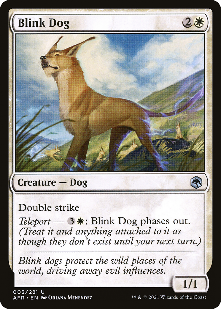 Blink Dog (AFR-003) [Adventures in the Forgotten Realms]