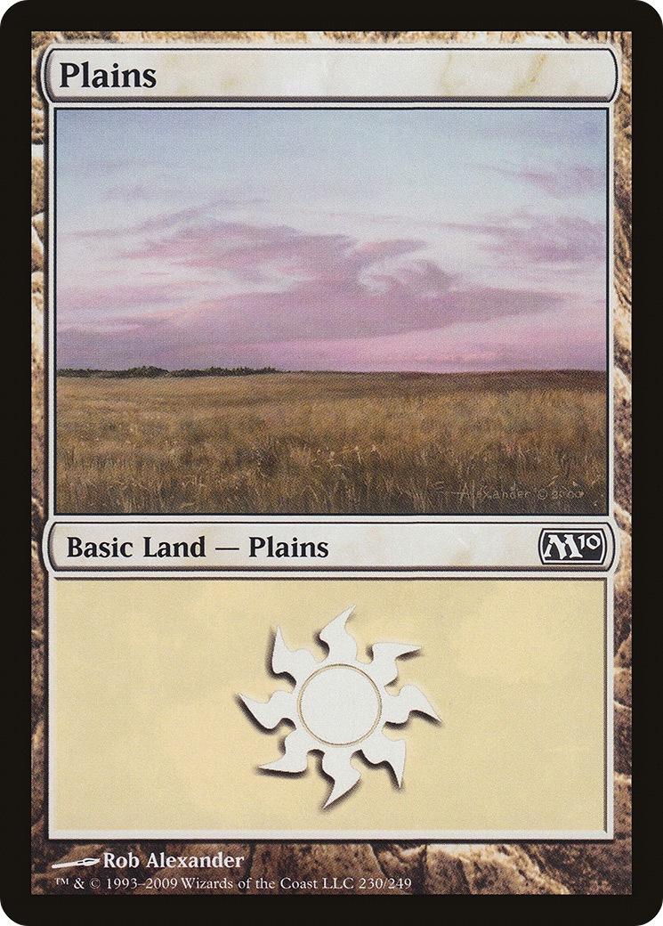 Plains (M10-230) [Magic 2010] Foil