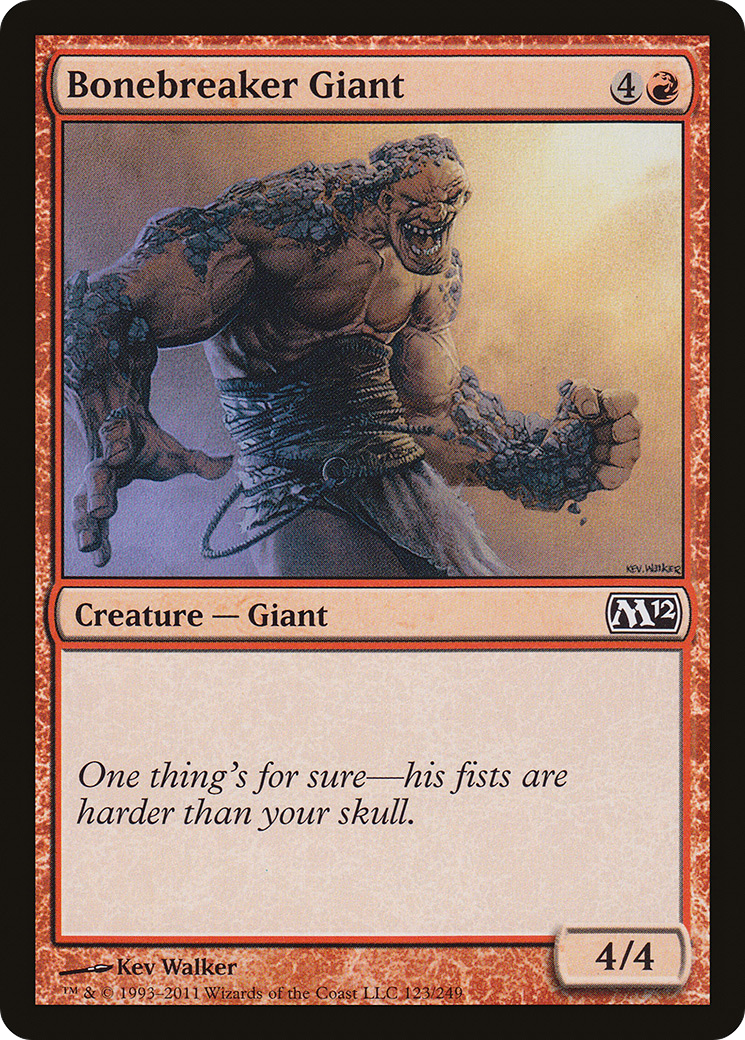 Bonebreaker Giant (M12-123) [Magic 2012]