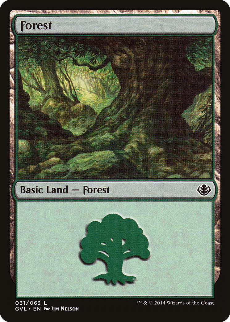 Forest (DD3-031) (Garruk vs Liliana) [Duel Decks Anthology: Garruk vs. Liliana]
