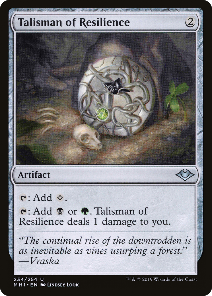 Talisman of Resilience (MH1-234) [Modern Horizons] Foil
