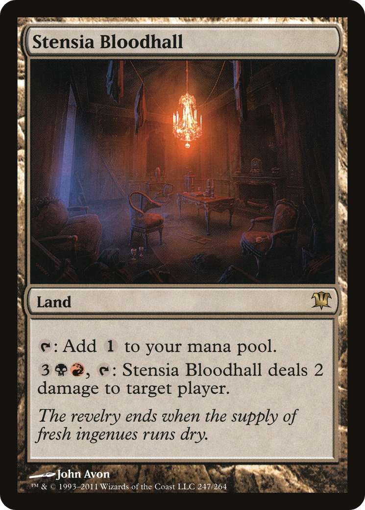 Stensia Bloodhall (ISD-247) [Innistrad] Foil