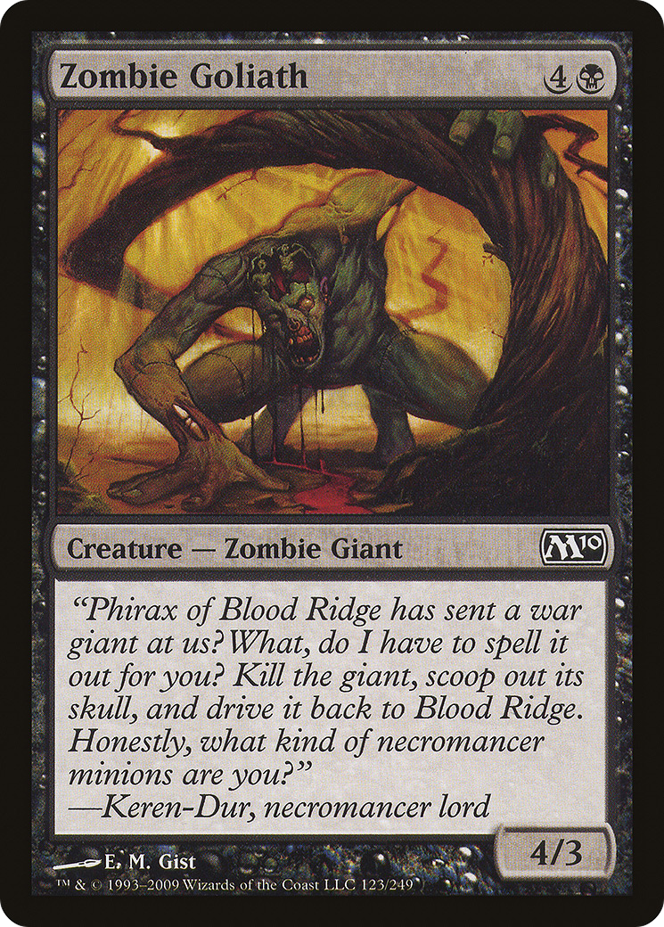 Zombie Goliath (M10-123) [Magic 2010] Foil