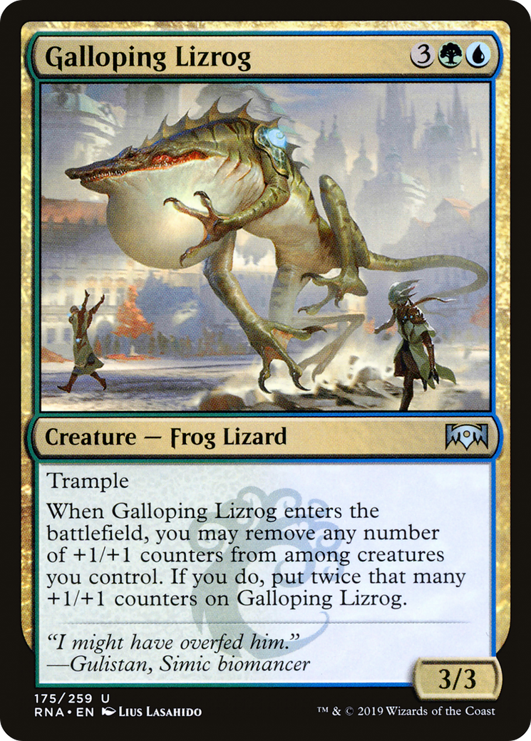 Galloping Lizrog (RNA-175) [Ravnica Allegiance] Foil