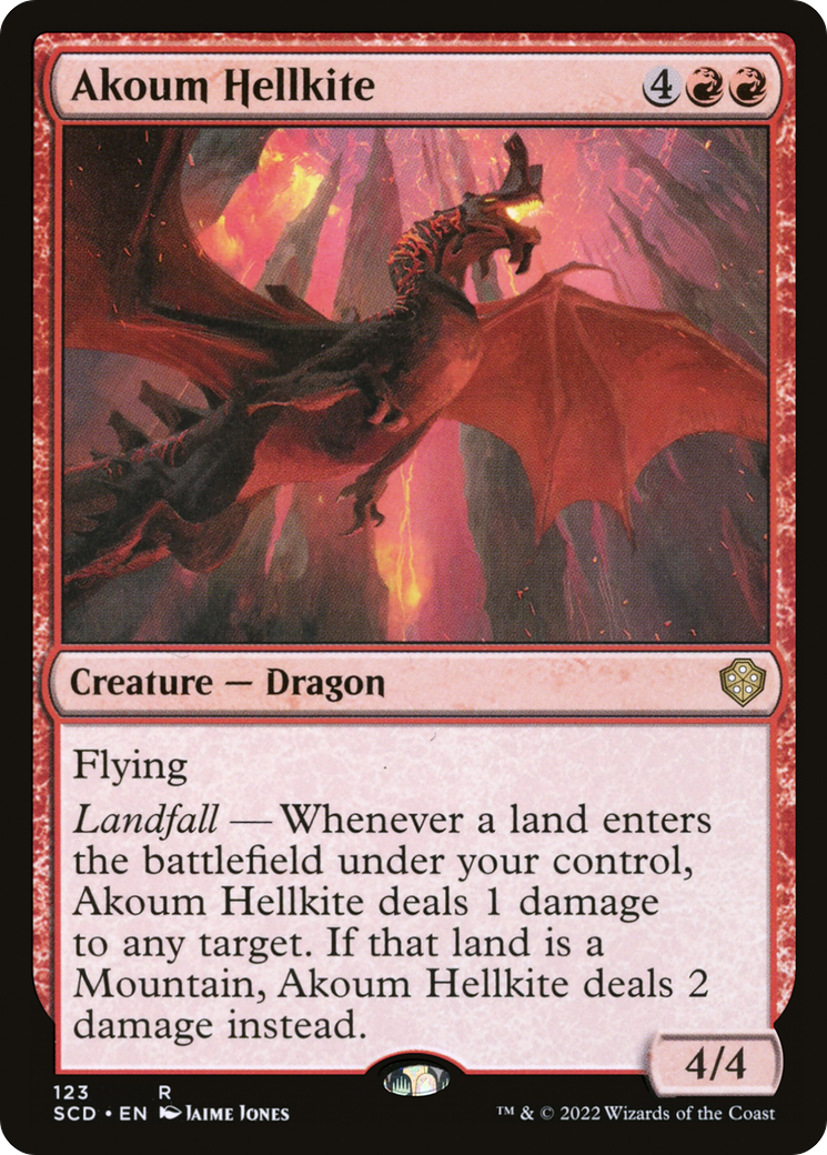 Akoum Hellkite (SCD-123) [Starter Commander Decks]