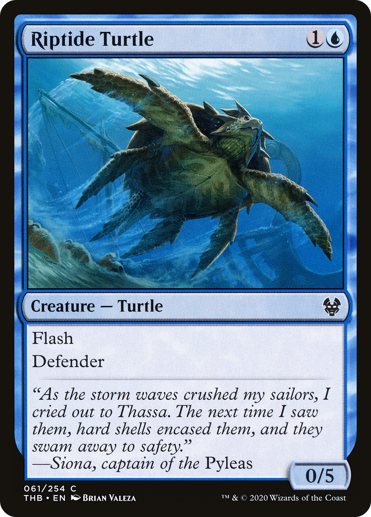 Riptide Turtle (THB-061) [Theros Beyond Death]
