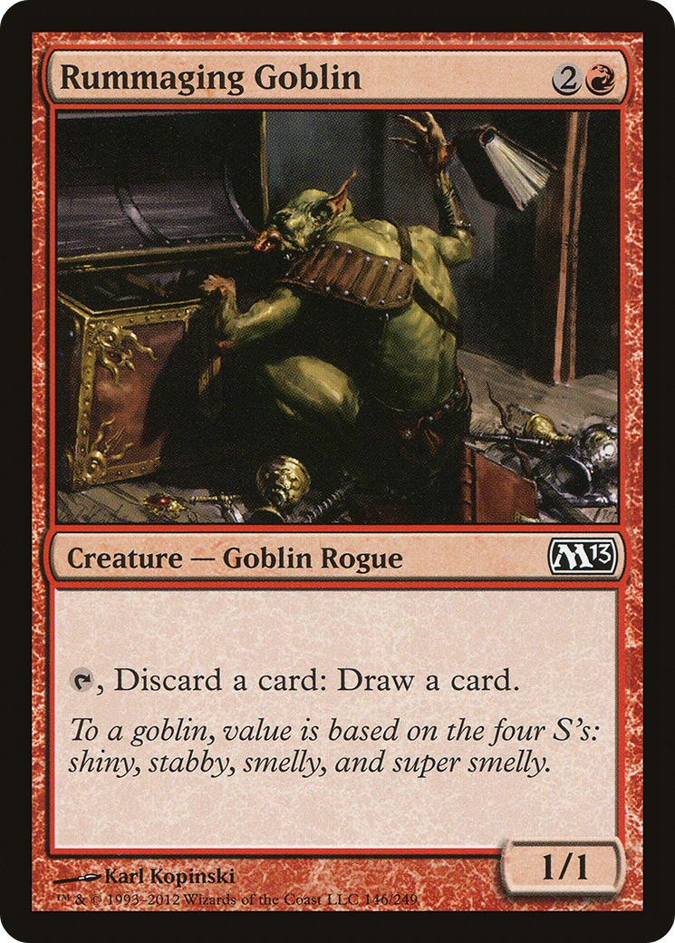 Rummaging Goblin (M13-146) [Magic 2013] Foil