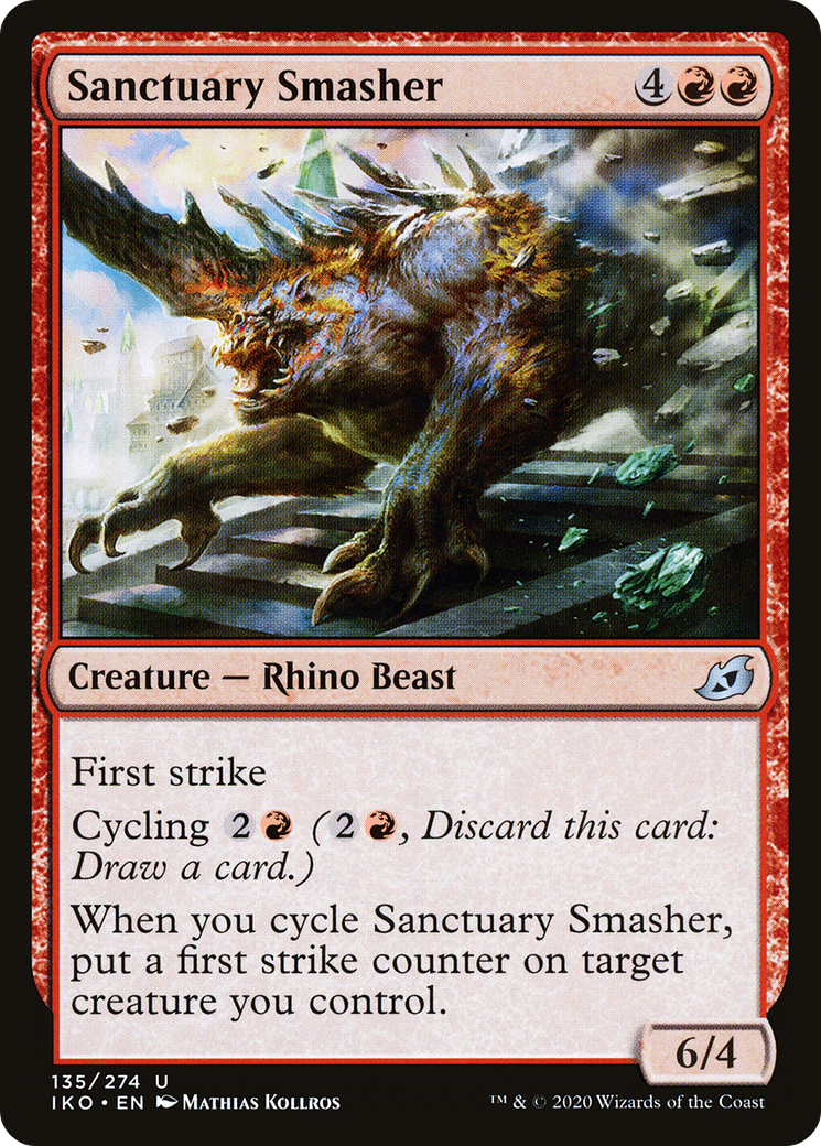 Sanctuary Smasher (IKO-135) [Ikoria: Lair of Behemoths] Foil