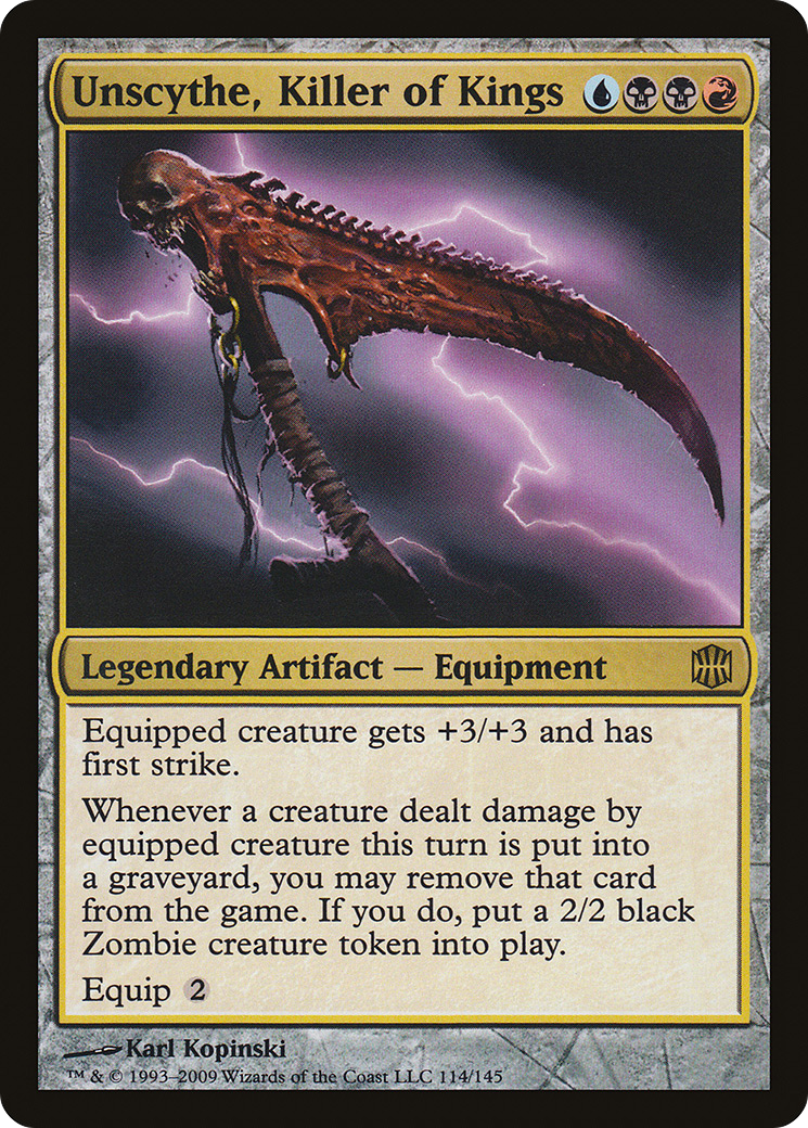 Unscythe, Killer of Kings (ARB-114) [Alara Reborn] Foil