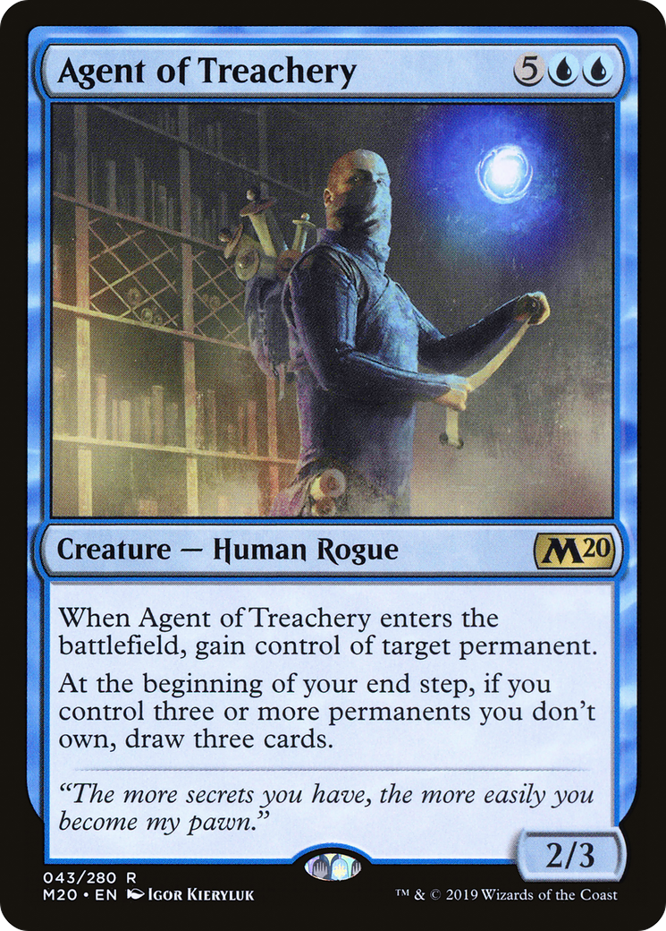 Agent of Treachery (M20-043) [Core Set 2020] Foil