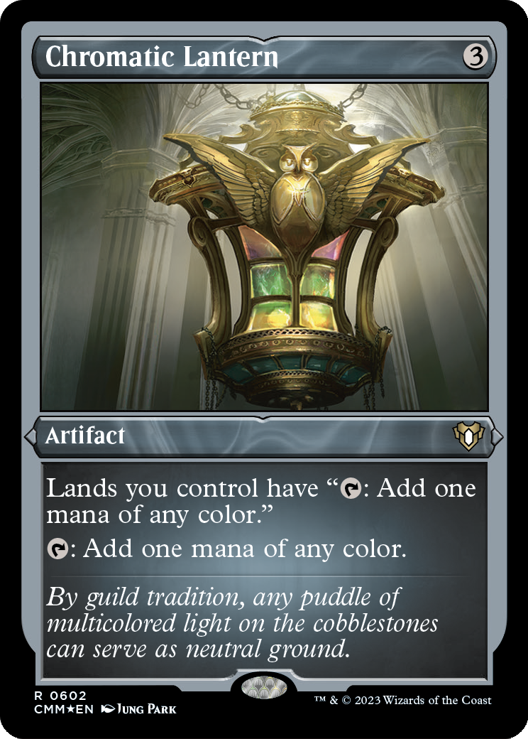 Chromatic Lantern (Foil Etched) (CMM-602) [Commander Masters] Foil