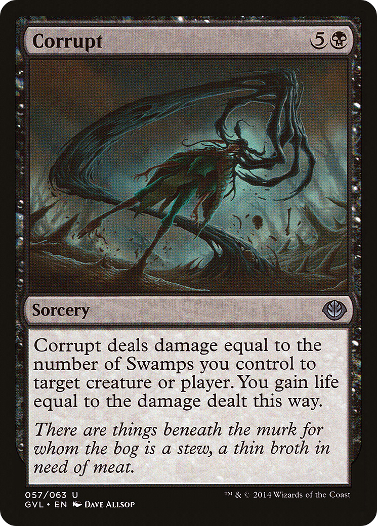 Corrupt (GVL) (DD3-057) [Duel Decks Anthology: Garruk vs. Liliana]