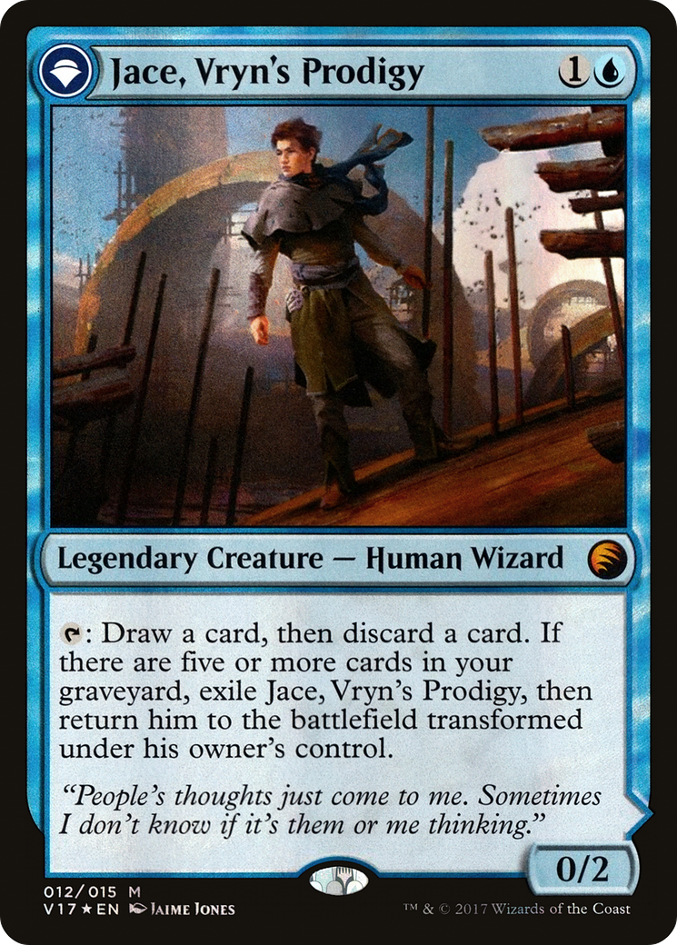 Jace, Vryn's Prodigy (V17-012) [From the Vault: Transform] Foil