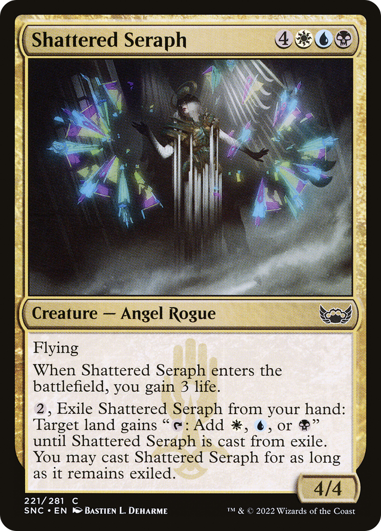 Shattered Seraph (SNC-221) [Streets of New Capenna] Foil