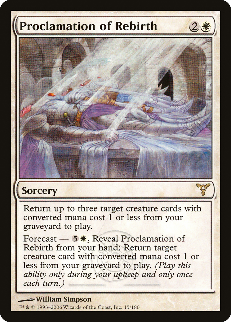 Proclamation of Rebirth (DIS-015) [Dissension] Foil