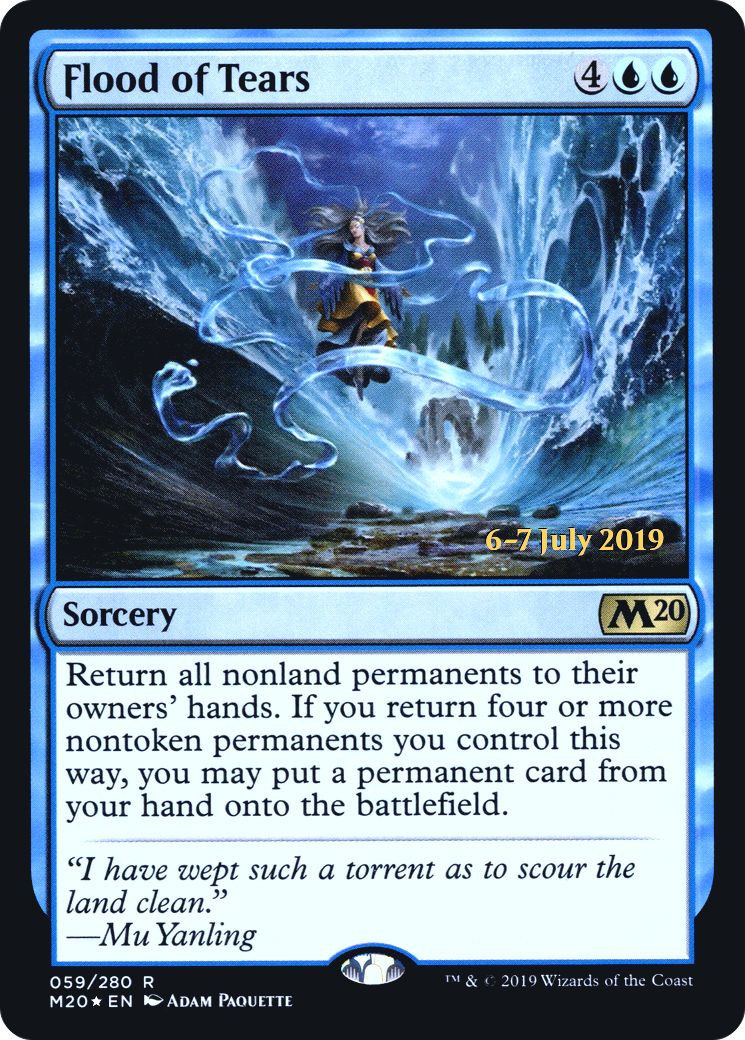 Flood of Tears (PRE-59S) [Core Set 2020 Promos] Foil