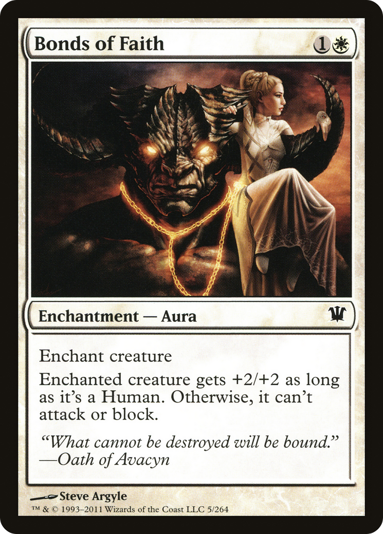 Bonds of Faith (ISD-005) [Innistrad] Foil