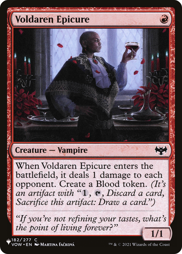 Voldaren Epicure (LIST-VOW-182) [The List]