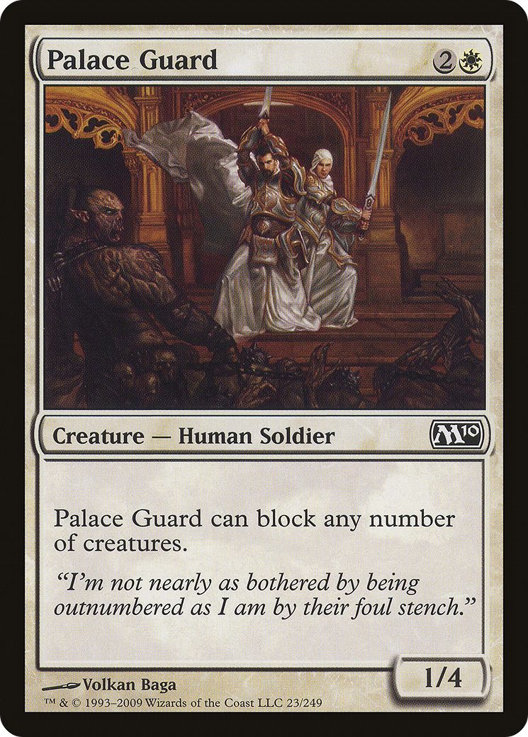 Palace Guard (M10-023) [Magic 2010] Foil