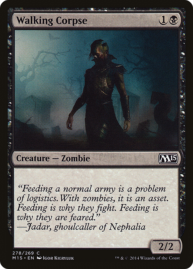 Walking Corpse (M15-278) [Magic 2015] Foil