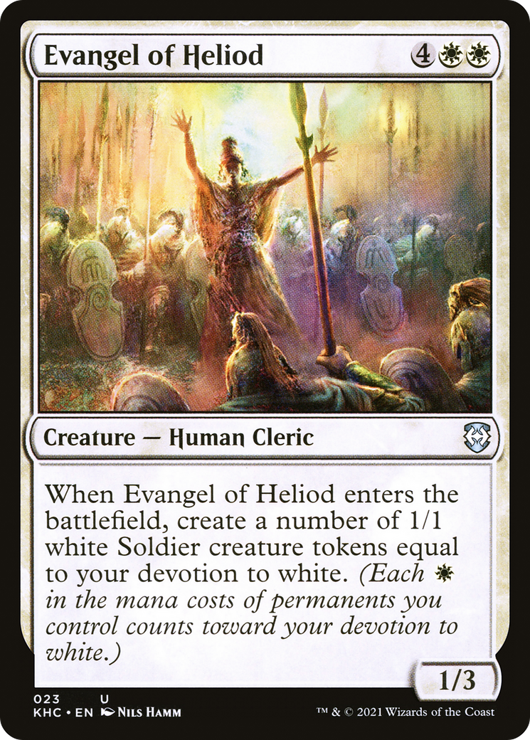 Evangel of Heliod (KHC-023) [Kaldheim Commander]