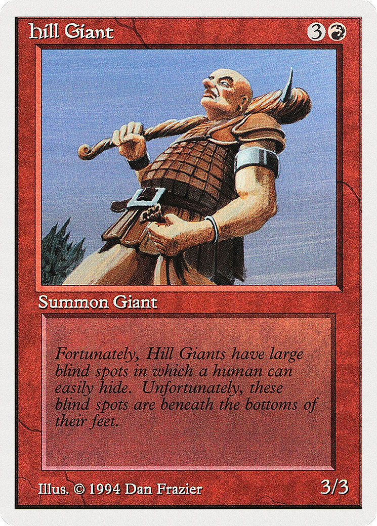 Hill Giant (SUM-158) [Summer Magic / Edgar]