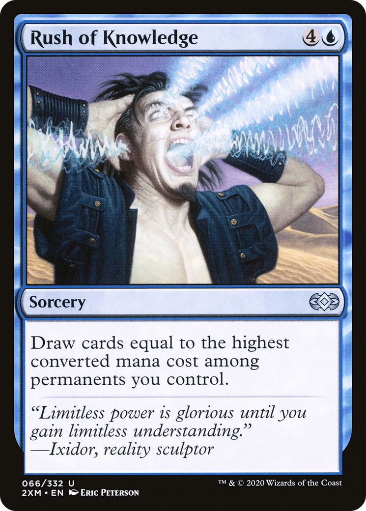 Rush of Knowledge (2XM-066) [Double Masters] Foil