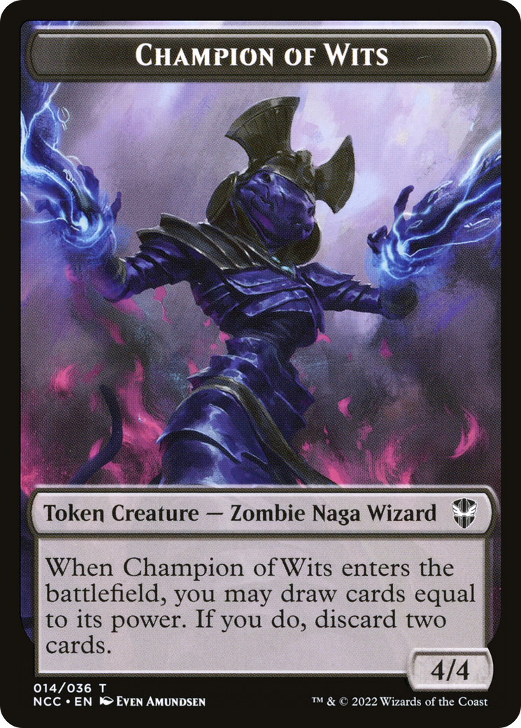Champion of Wits (TNCC-014) [New Capenna Commander Tokens]
