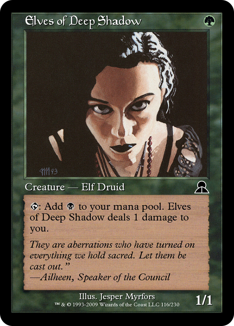 Elves of Deep Shadow (ME3-116) [Masters Edition III] Foil