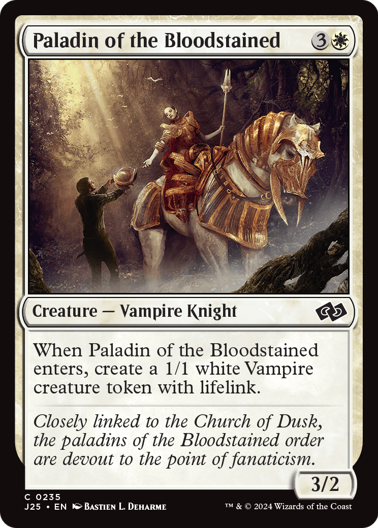 Paladin of the Bloodstained (J25-235) [Foundations Jumpstart]