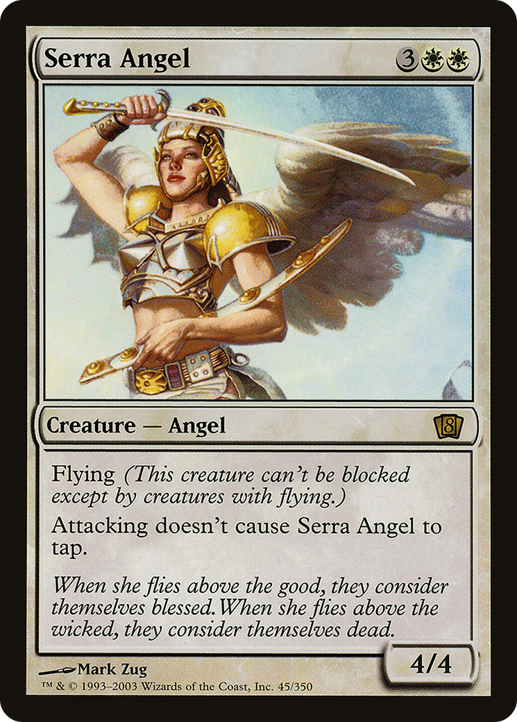 Serra Angel (8ED-045) [8th Edition]