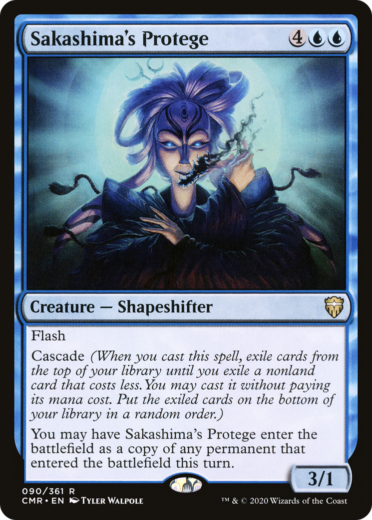 Sakashima's Protege (CMR-090) [Commander Legends] Foil