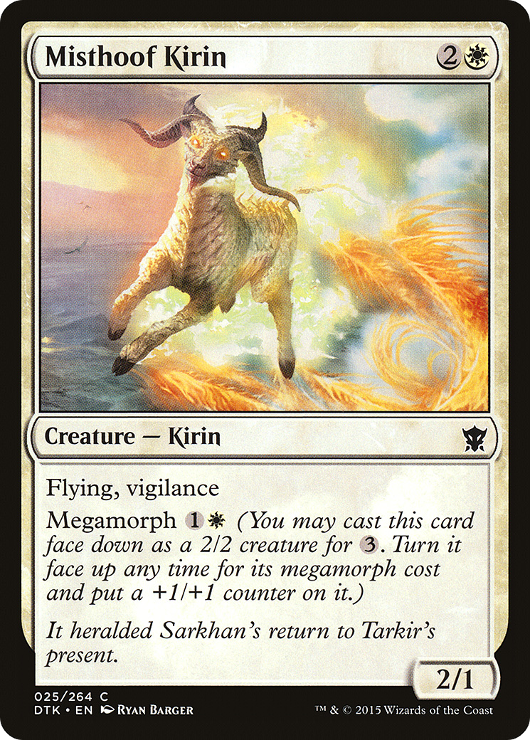Misthoof Kirin (DTK-025) [Dragons of Tarkir]