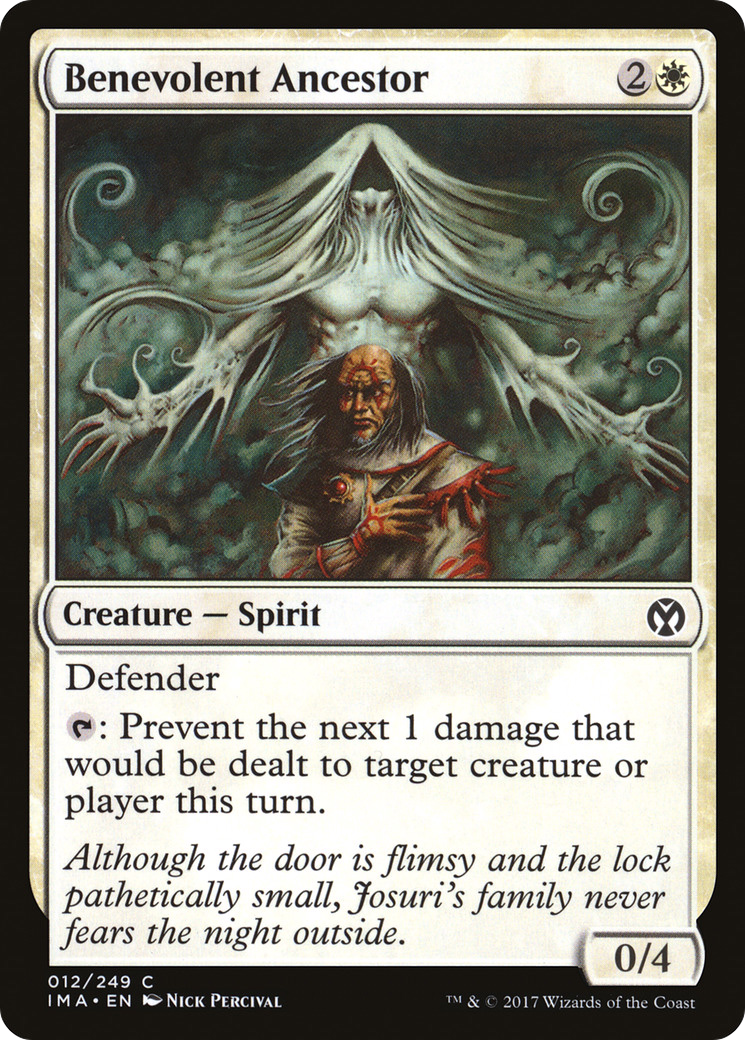 Benevolent Ancestor (IMA-012) [Iconic Masters] Foil