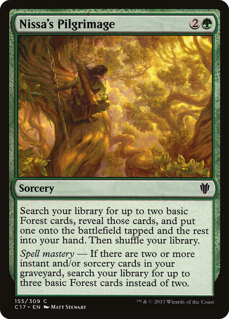 Nissa's Pilgrimage (C17-155) [Commander 2017]