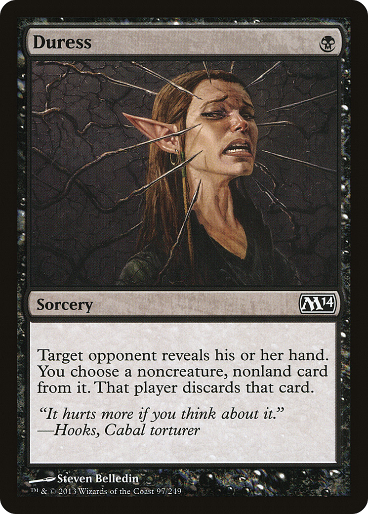 Duress (M14-097) [Magic 2014] Foil
