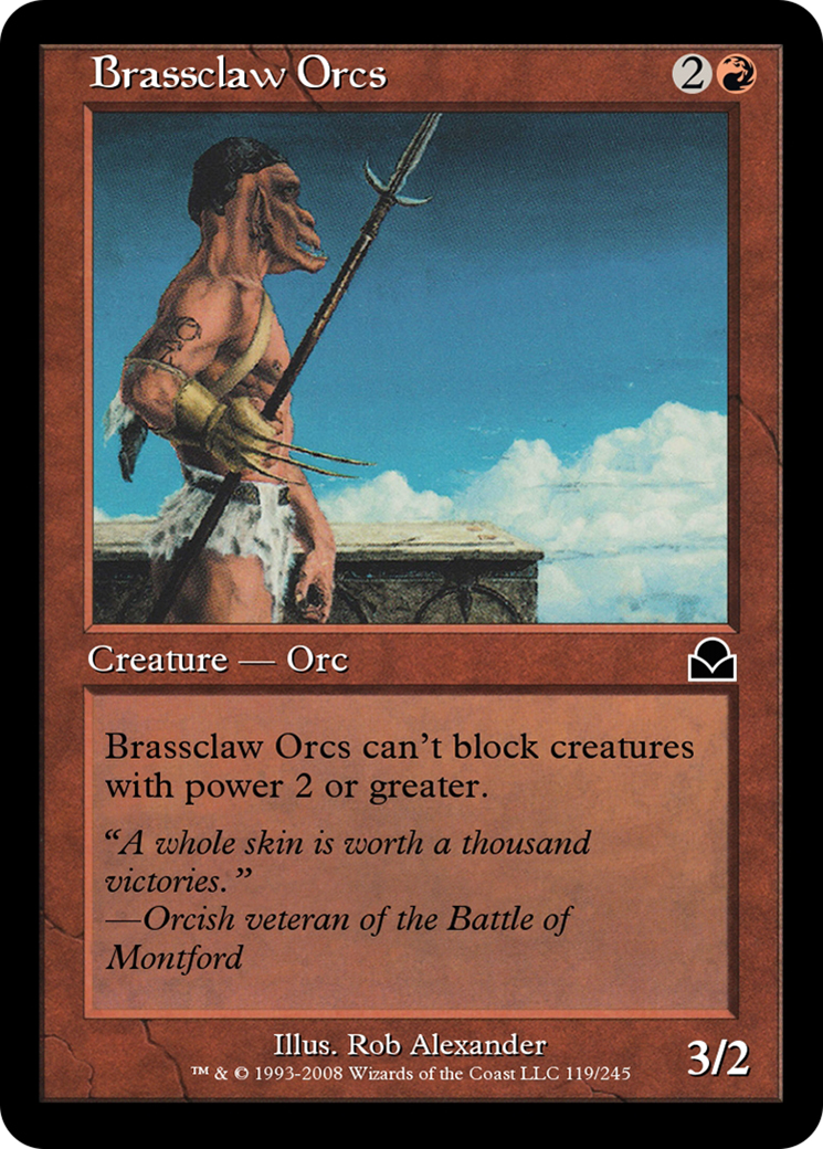 Brassclaw Orcs (ME2-119) [Masters Edition II]