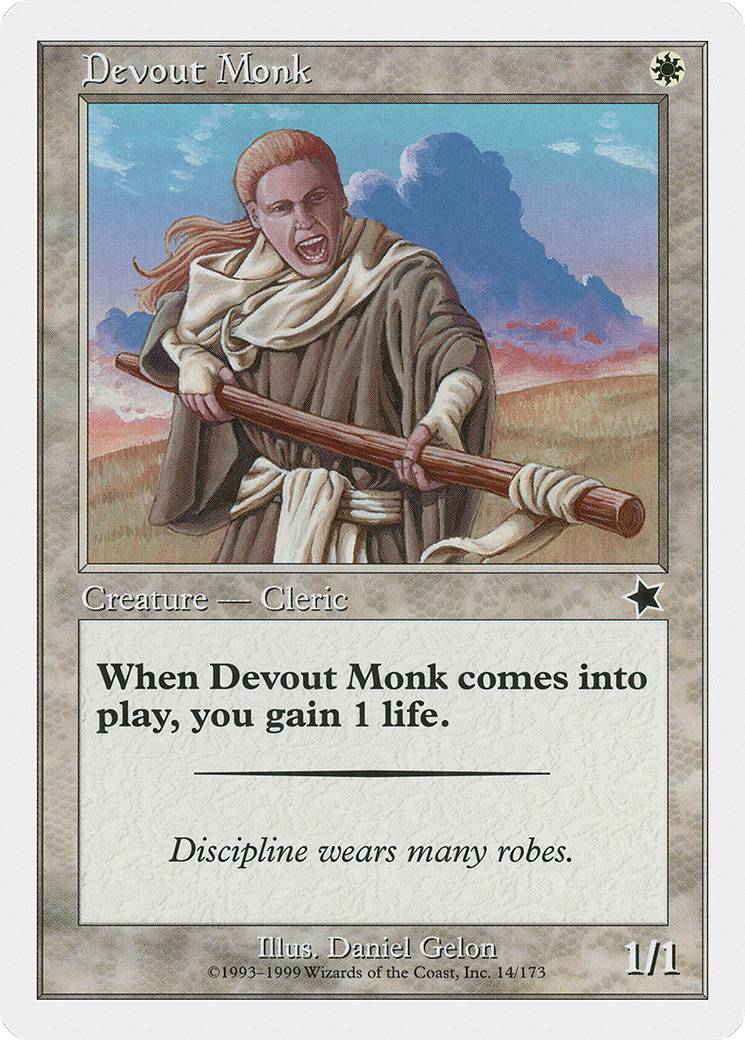 Devout Monk (S99-014) [Starter 1999]