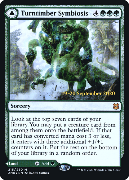 Turntimber Symbiosis (PRE-215S) [Zendikar Rising Promos] Foil
