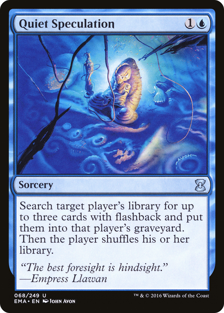 Quiet Speculation (EMA-068) [Eternal Masters] Foil