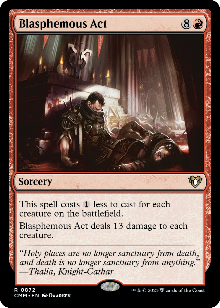 Blasphemous Act (CMM-872) [Commander Masters]
