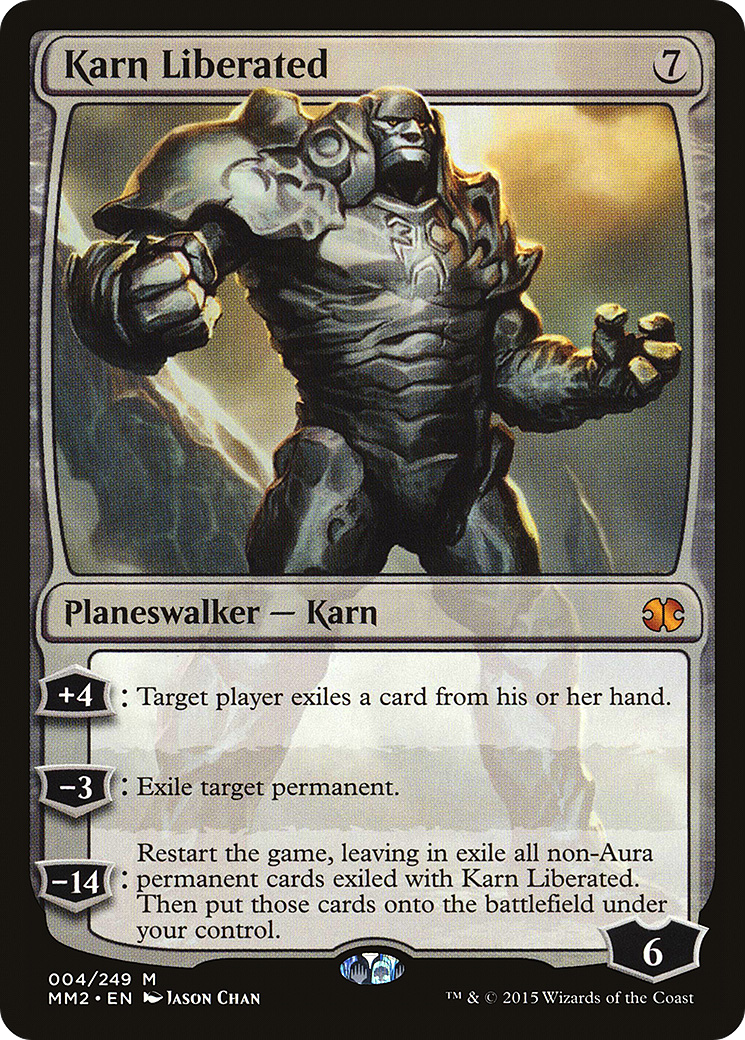 Karn Liberated (MM2-004) [Modern Masters 2015] Foil