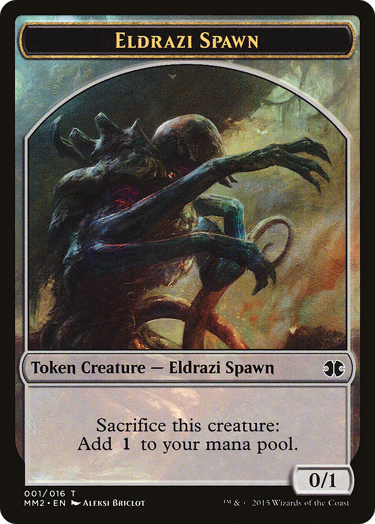 Eldrazi Spawn Token (MM2-001) [Modern Masters 2015 Tokens]
