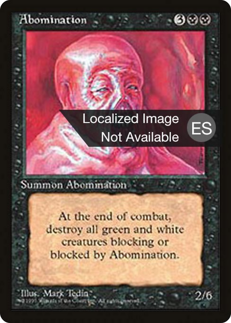 Abomination [Fourth Edition Foreign Black Border]