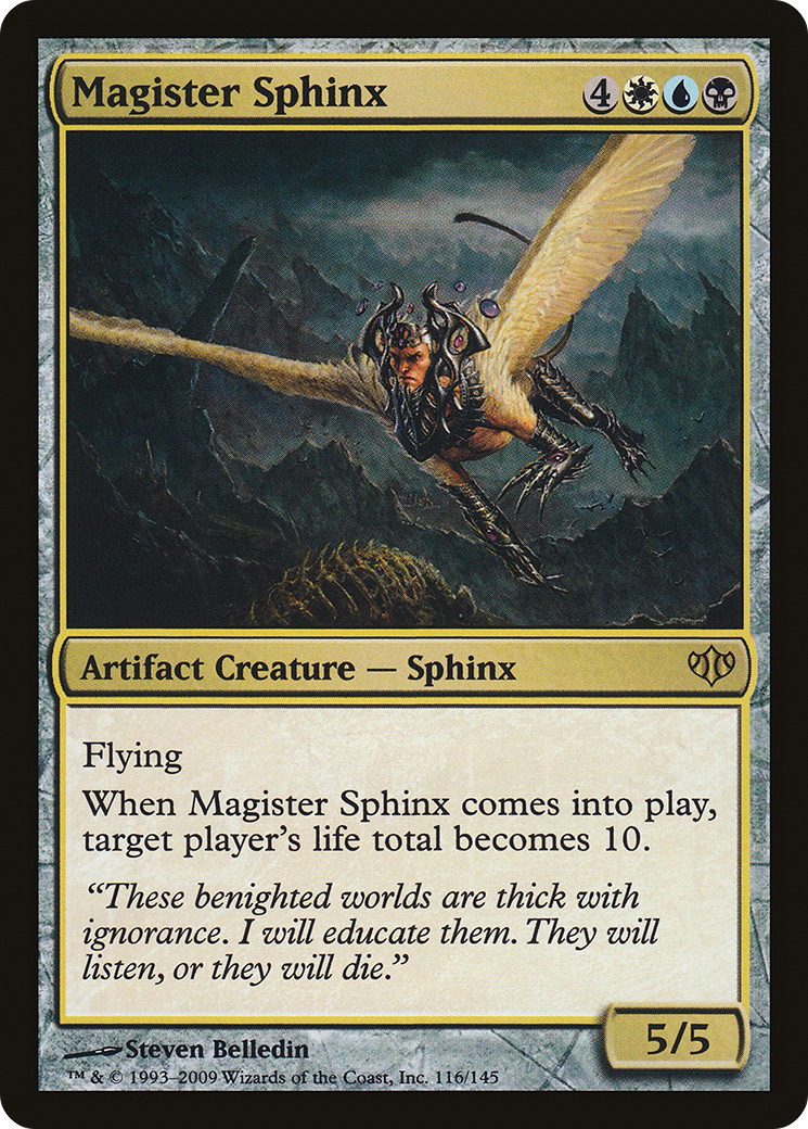 Magister Sphinx (CON-116) [Conflux] Foil