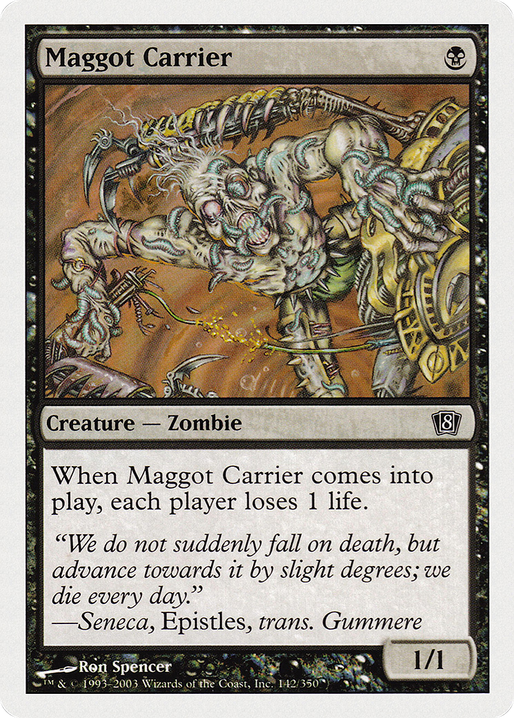 Maggot Carrier (8ED-142) [8th Edition] Foil