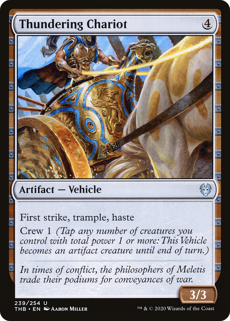 Thundering Chariot (THB-239) [Theros Beyond Death] Foil