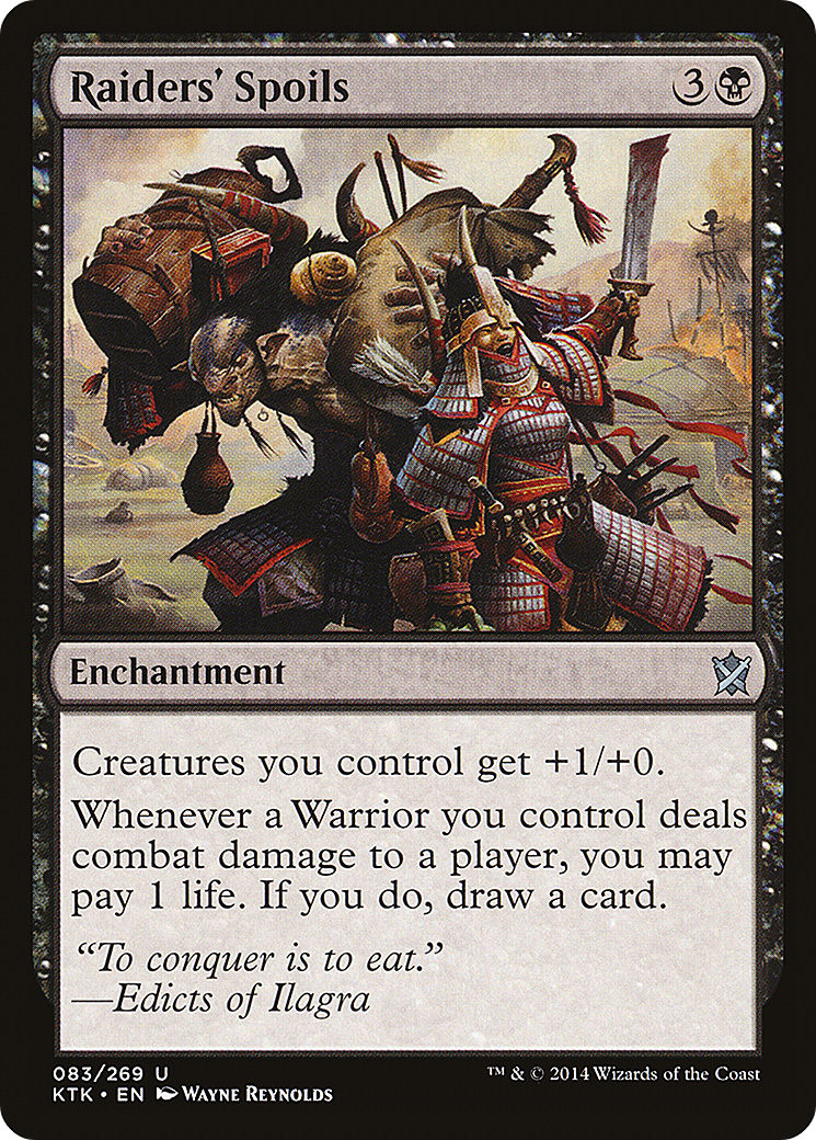 Raiders' Spoils (KTK-083) [Khans of Tarkir] Foil