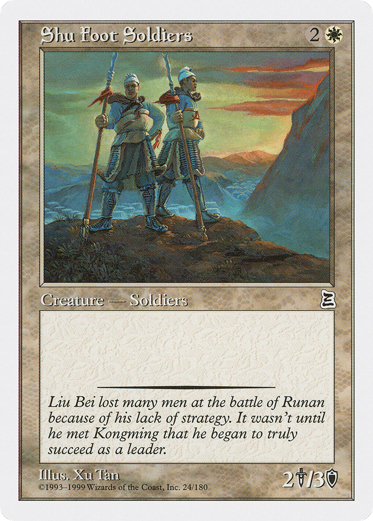 Shu Foot Soldiers (PTK-024) [Portal Three Kingdoms]